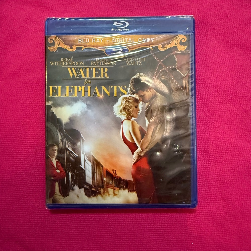 Water for Elephants Blu Ray Digital Copy New Sealed Movie Film Robert Pattinson
